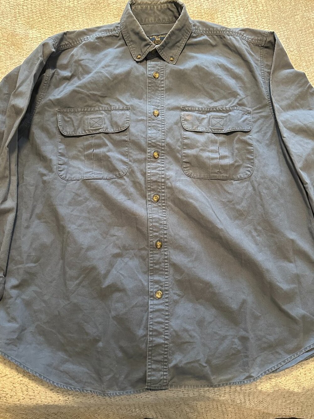 Woolrich Men's XL Vintage Chamois Twill Work Shirt